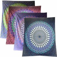 Paisley Mandala- Tagesdecke - Wandbehang Dekotuch 210 X 240 cm Verschiedene Farben von Lebensfreudeladen