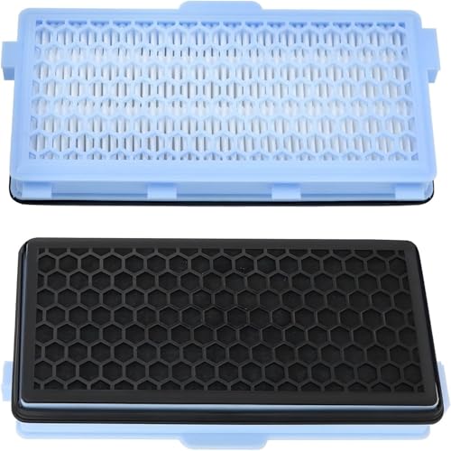 2x Ersatzteile HEPA Filter für Staubsauger [Compact C1 & C2, Complete C2 & C3, S8340] für Allergiker gegen Feinstaub und Gerüche [S4000, S5000, S6000 & S8000 Series] von Lebenswuerze