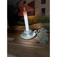 Kammerleuchter Kerzenhalter Kerzenleuchter Emailie Grey Kammerleuchter Kerzenhalter Kerzenleuchter Emailie Grey von Lebenundgeniessen