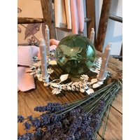 Kerzenhalter Kerzenkranz Deko Vintage Weiß Kerzenhalter Kerzenkranz Deko Vintage Weiß von Lebenundgeniessen