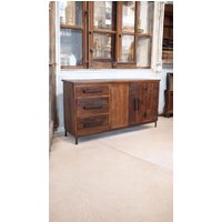 Kommode Schrank Board Anrichte Altholz Industriestil Möbel von Lebenundgeniessen