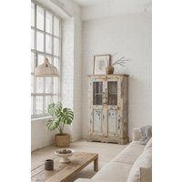 Schrank Vitrine Kommode Anrichte Vitrinenschrank Möbel Glasvitrine Regalschrank Antik Finish Schrank Vitrine Kommode Anrichte Vitrinenschrank Möbel Glasvitrine Regalschrank Antik Finish von Lebenundgeniessen