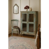 Schrank Vitrine Kommode Anrichte Vitrinenschrank Möbel Glasvitrine Regalschrank Antik Finish von Lebenundgeniessen