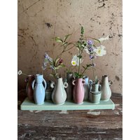 Vasenset Flaschenvase Vase Keramikvase Keramik von Lebenundgeniessen