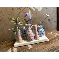 Vasenset Flaschenvase Vase Keramikvase Keramik von Lebenundgeniessen