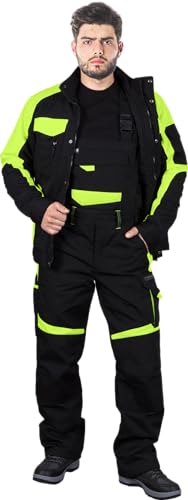 LEBER & HOLLMAN TANZO Isolierte Arbeits- und Schutz Winterlatzhose im Modischen Design, Farbe: Schwarz-Gelb, Größe: XL LEBER & HOLLMAN TANZO Isolierte Arbeits- und Schutz Winterlatzhose im Modischen Design, Farbe: Schwarz-Gelb, Größe: XL von LEBER & HOLLMAN