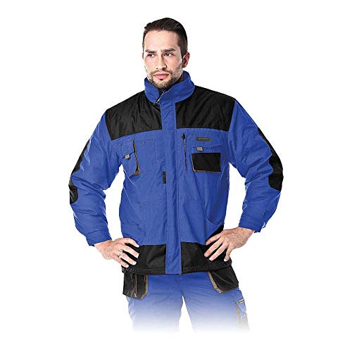 Leber&Hollman LH-Fmnw-J_Nbsl Formen gefütterte Schutzjacke, Blau-Schwarz-Grau, L Größe von Leber&Hollman