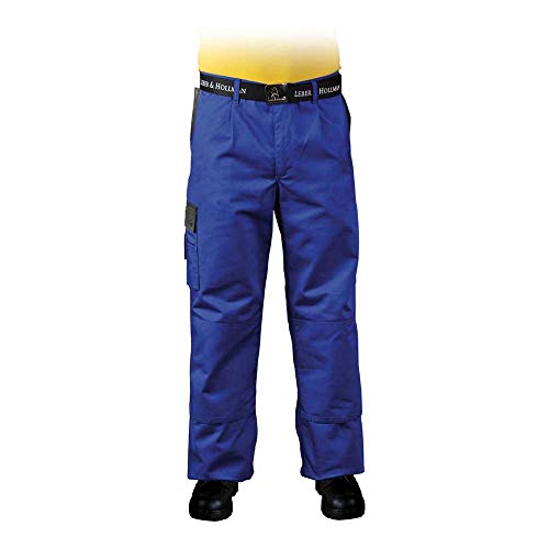 Leber&Hollman LH-Hammer_Ns58 Cotton Blue Schutzhose, Blau-Grau, 58 Größe von Leber&Hollman