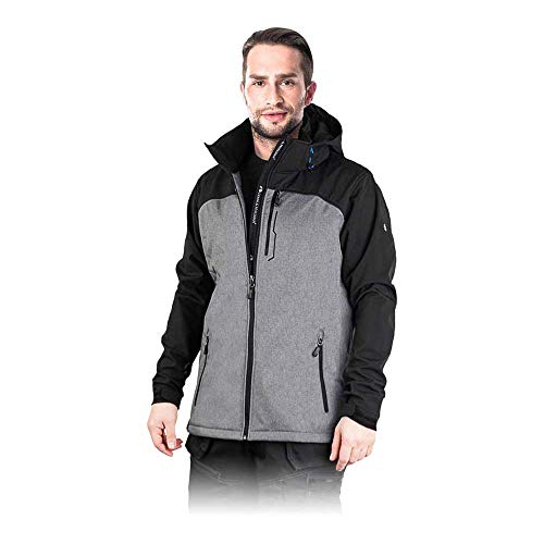 Leber&Hollman LH-MENFUN_SB2XL Schutzjacke, Grau-Schwarz, 2XL Größe von Leber&Hollman