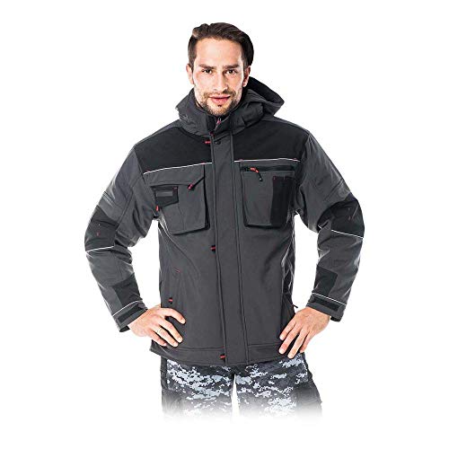 Leber&Hollman LH-STORM_SBXL Schutzjacke, Grau-Schwarz, XL Größe von Leber&Hollman