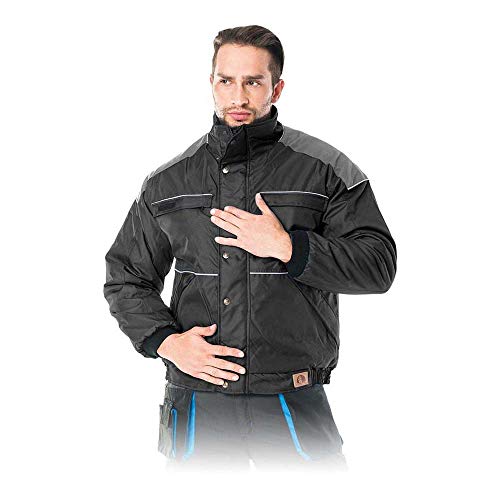 Leber&Hollman LH-TERBER_BSM Winterjacke, Schwarz-Grau, M Größe von Leber&Hollman