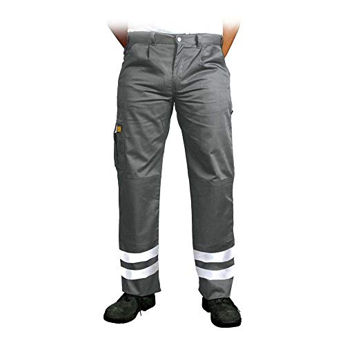 Leber&Hollman LH-VOBSTER_X_S52 Bivico Schutzhose, Grau/Stahlblau, 52 Größe von Leber&Hollman