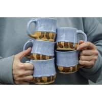 Keramiktasse 12 Oz, 14 Unze Handgefertigte Teetasse Mit Weihnachtswinter-Sockenillustration, Umweltfreundliches Geschenk, Tonwaren Keramiktasse 12 Oz, 14 Unze Handgefertigte Teetasse Mit Weihnachtswinter-Sockenillustration, Umweltfreundliches Geschenk, Tonwaren von LebidCeramics