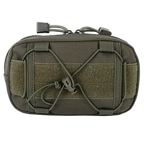 LecMy Tactical Molle Horizontal Admin Pouch Compact Utility Pouch Gadget Gear EDC Tool Bag Organizer for Magazine Flashlight Map (Color : BP2020-BK, Size : M)(BP2020-OD) von LecMy