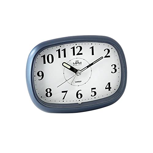 Plastic Alarm Clock - Wecker, Analoge Wecker, Einfache Bedienung Ohne Ticken Wecker Analog Snooze und Licht Funktionen Nachwecken, Wecker für Home, Schlafzimmer, Büro Wecker, Small/Normall von MPM Quality