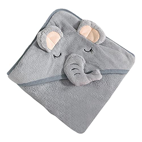 Lecerrot Baby Handtuch Kapuze, Baby Badetuch, Baby Kapuzenhandtuch, Tier Design Neugeborenen Handtücher, Babyhandtuch Mit Kapuze Für Neugeborene, Kapuzenhandtuch Baby Handtuch, Unisex von Lecerrot