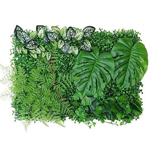 Lecerrot Sichtschutz Künstliche Hecken Paneele Rolle, Wandbegrünung Garten Sichtschutz, Künstliche Hecke Sichtschutz Pflanzenwand, Ivy Leaf Pflanze UV-Geschützt Wand Dekoration Gartenzaun von Lecerrot