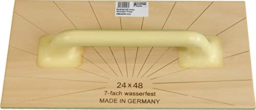 Lechner 224480 Reibebrett 240x480mm aus Holz von Lechner