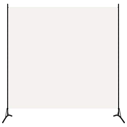 Lechnical 1-TLG. Raumteiler Sichtschutz Trennwand blickdichter Raumtrenner Paravent spanische Wand Weiß 175 x 180 cm von Lechnical
