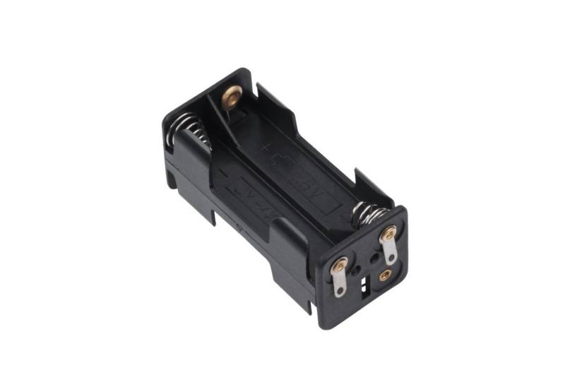 Lechpol Batteriebox, Batteriefachkorb 4x R6 AA quadratisch schwarz von Lechpol