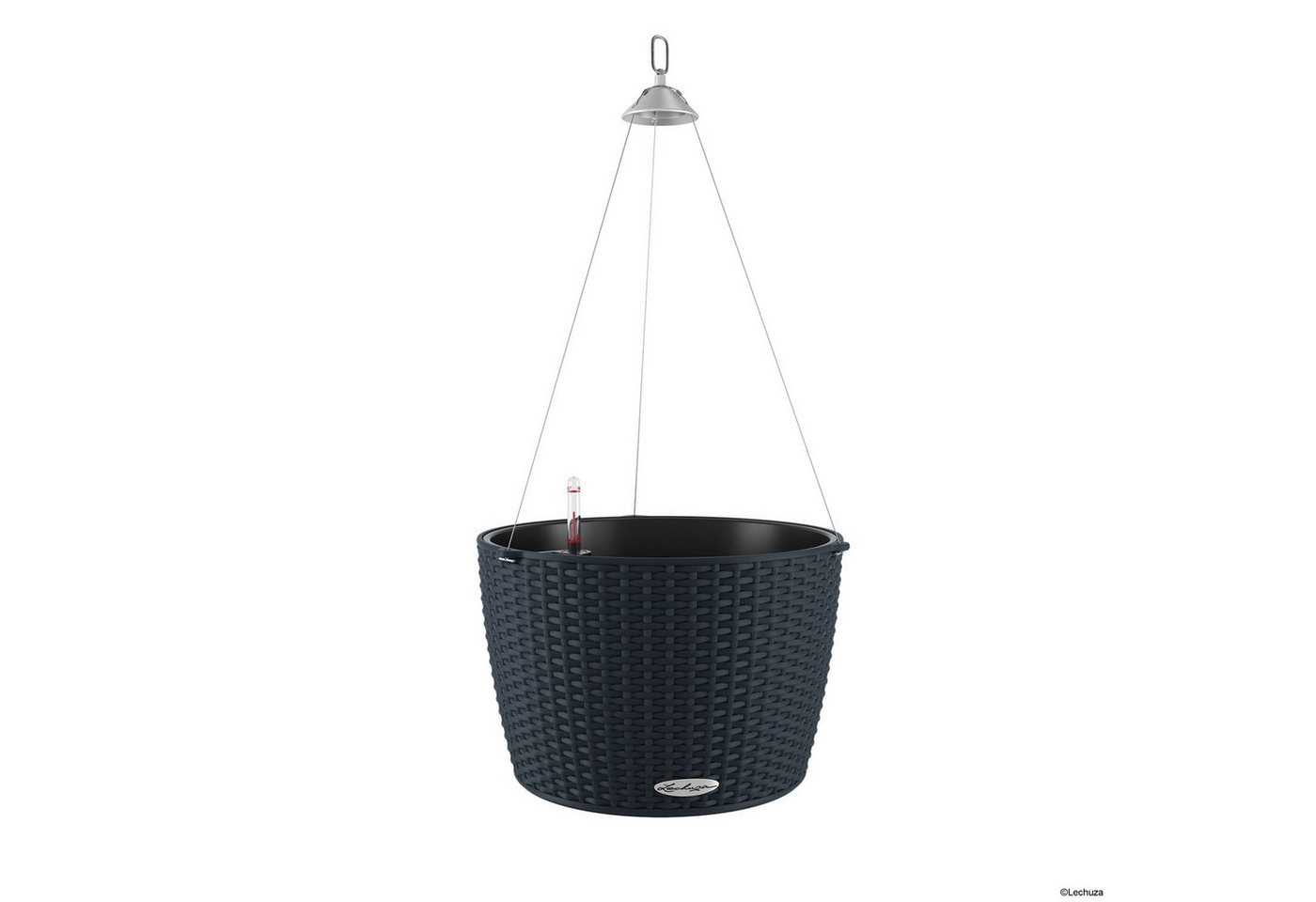 Lechuza® Blumentopf Hängeampel Nido Cottage 35 graphitschwarz von Lechuza®