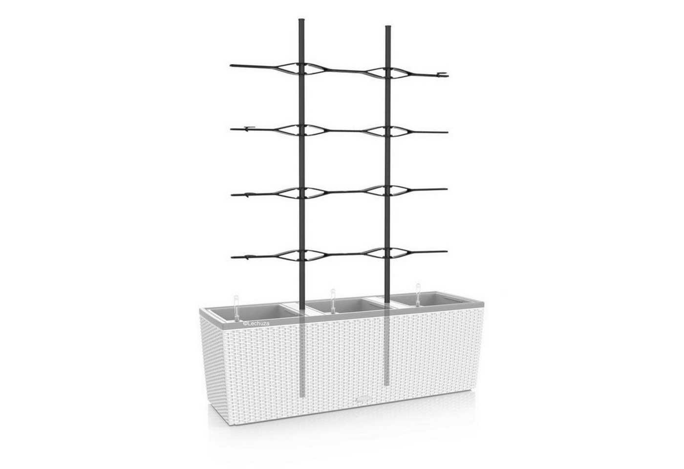 Lechuza® Blumentopf Lechuza Rankgitter Trio Cottage 40 schwarz 15031 (Zubehör) von Lechuza®