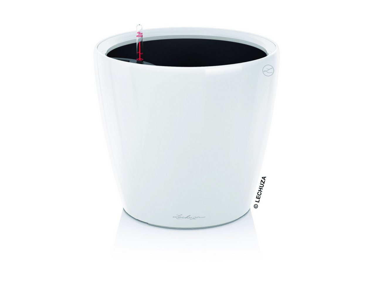 Lechuza® Blumentopf Pflanzentopf Classico Color Ø 28 × 26 cm weiß mit von Lechuza®