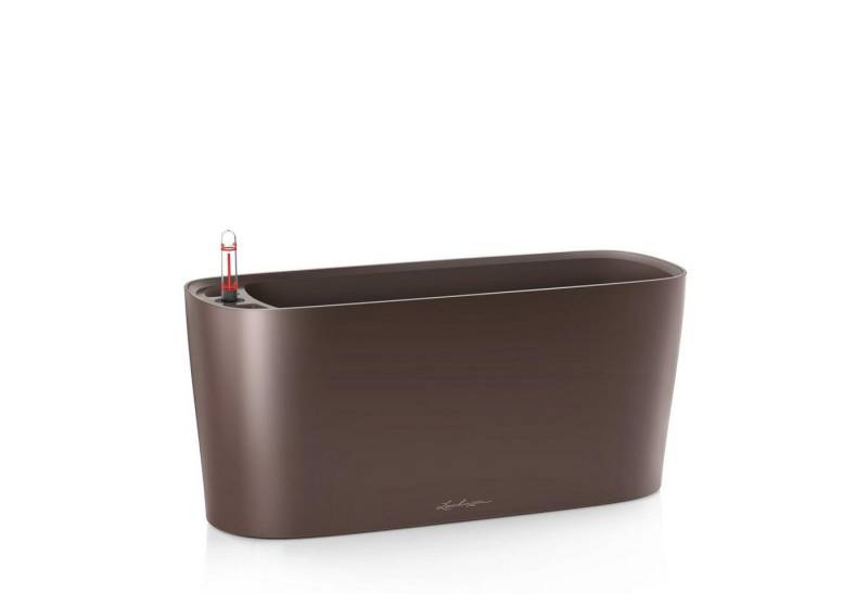 Lechuza® Blumentopf Pflanzgefäß Delta 20 espresso metallic von Lechuza®