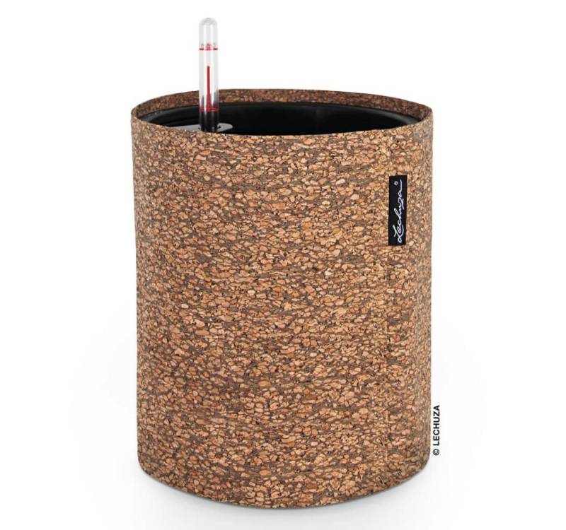 Lechuza® Blumentopf Pflanzgefäß TRENDCOVER 23 Cork ALL-IN-ONE Natur Dunkel (1 St) von Lechuza®