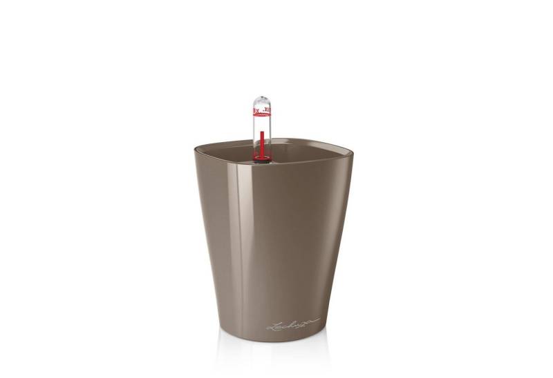 Lechuza® Blumentopf Pflanztopf Mini Deltini taupe hochglanz von Lechuza®
