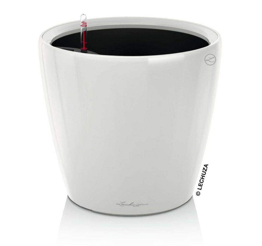 Lechuza® Blumentopf Tischgefäß CLASSICO LS 21 ALL-IN-ONE Hochglanz-Weiß (1 St) von Lechuza®