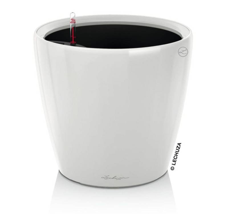Lechuza® Blumentopf Tischgefäß CLASSICO LS 21 ALL-IN-ONE Hochglanz-Weiß (1 St) von Lechuza®