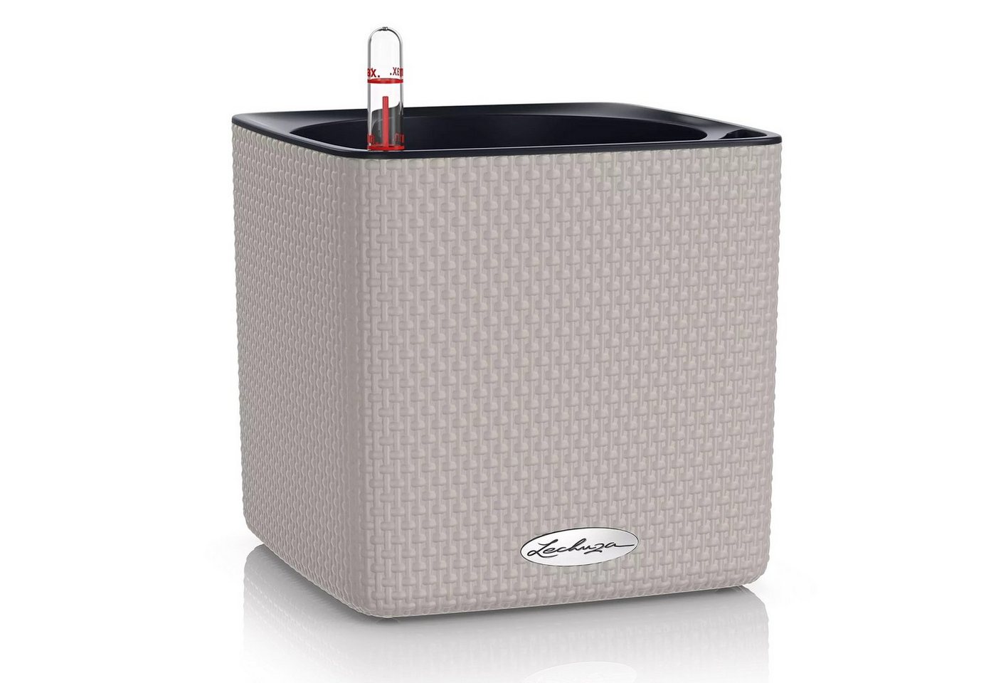 Lechuza® Kräutertopf Cube Color 16 mit Stick-System sandbraun (Komplettset) von Lechuza®