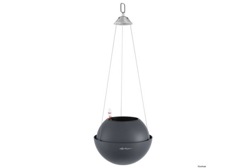 Lechuza® Kräutertopf Hängeampel Bola Color 23 schiefergrau (Komplettset) von Lechuza®