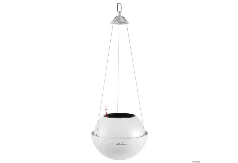 Lechuza® Kräutertopf Hängeampel Bola Color 23 weiß (Komplettset) von Lechuza®