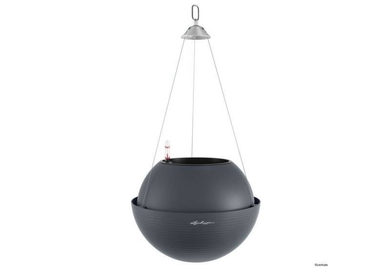 Lechuza® Kräutertopf Hängeampel Bola Color 32 schiefergrau (Komplettset) von Lechuza®