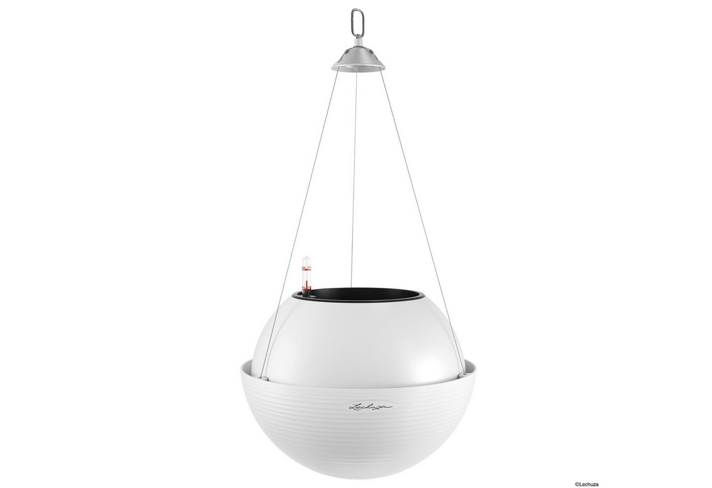 Lechuza® Kräutertopf Hängeampel Bola Color 32 weiß (Komplettset) von Lechuza®