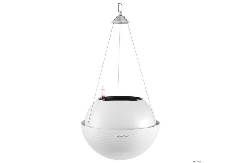 Lechuza® Kräutertopf Hängeampel Bola Color 32 weiß (Komplettset) von Lechuza®