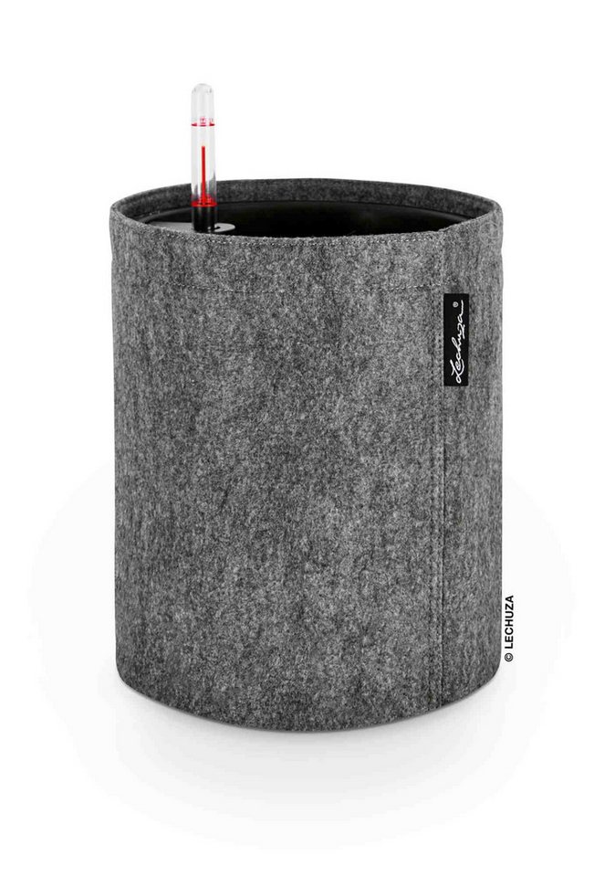 Lechuza® Pflanzkübel Lechuza Pflanzkübel hoch Trendcover 23 Filz dunkel grau 14182 von Lechuza®