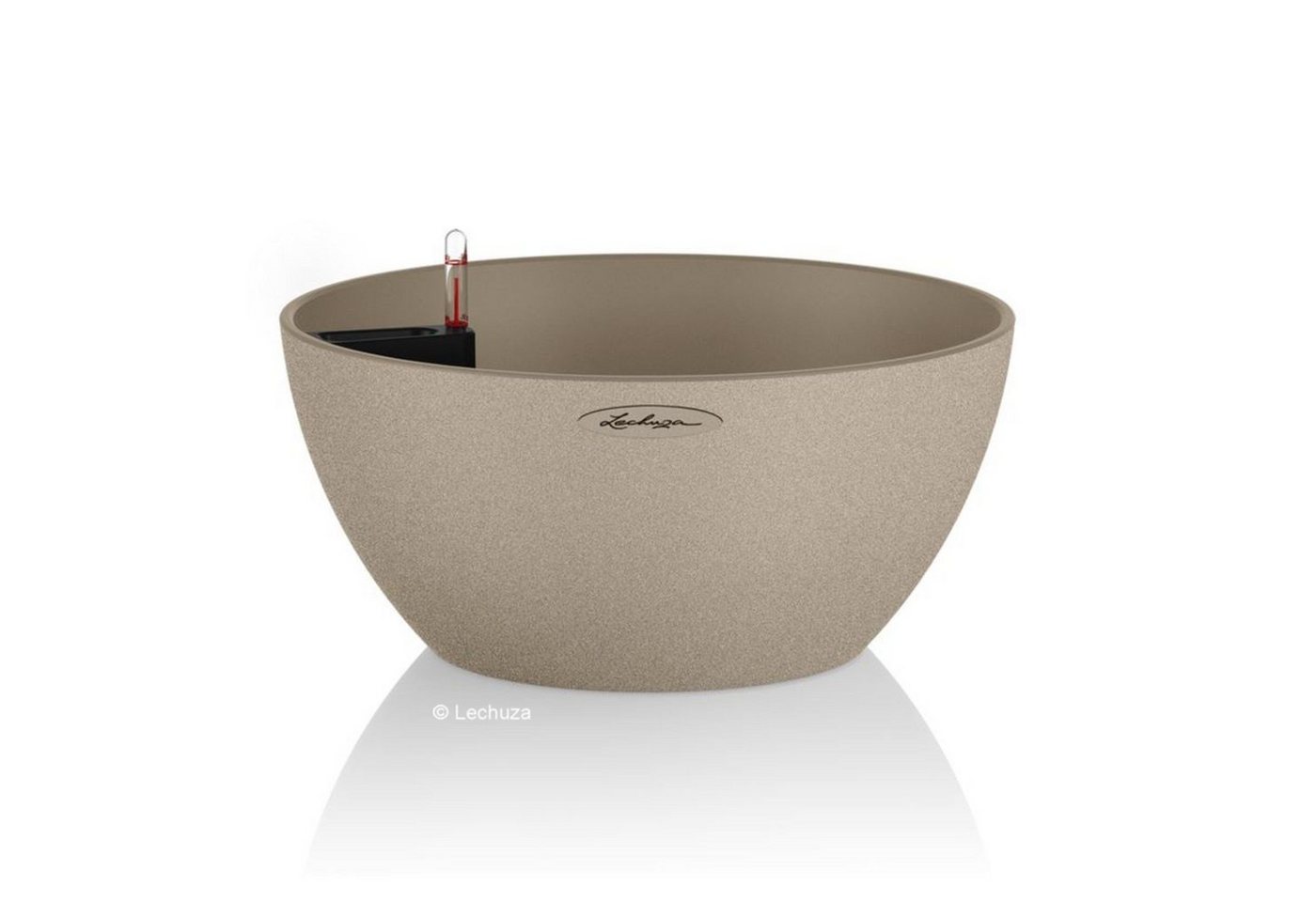 Lechuza® Pflanzschale Pflanzschale Cubeto Stone 30 sandbeige (Komplettset) von Lechuza®
