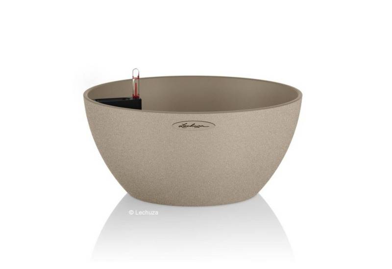 Lechuza® Pflanzschale Pflanzschale Cubeto Stone 30 sandbeige (Komplettset) von Lechuza®