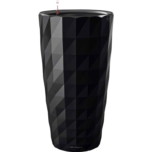 LECHUZA DIAMANTE Premium schwarz hochglanz 15709 von Lechuza