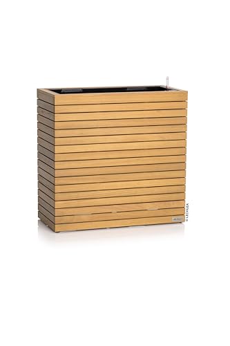 LECHUZA-Pflanzgefäß PALO Natural Wood 80 Wide high Eukalyptusholz, Pflanzgefäß mit Bewässerungssystem, Wasserstandsanzeiger und Pflanzeinsatz, Echtholz-Oberfläche, 78,5 x 37 x 77 cm, 16775 LECHUZA-Pflanzgefäß PALO Natural Wood 80 Wide high Eukalyptusholz, Pflanzgefäß mit Bewässerungssystem, Wasserstandsanzeiger und Pflanzeinsatz, Echtholz-Oberfläche, 78,5 x 37 x 77 cm, 16775 von Lechuza