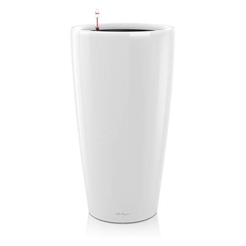 LECHUZA RONDO Premium 32 weiß hochglanz 15780 von Lechuza