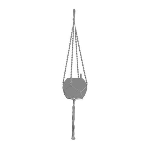 LECHUZA-Zubehör Makramee-Aufhängung BOHO 120 cm grau aus Baumwolle | 13936 von Lechuza