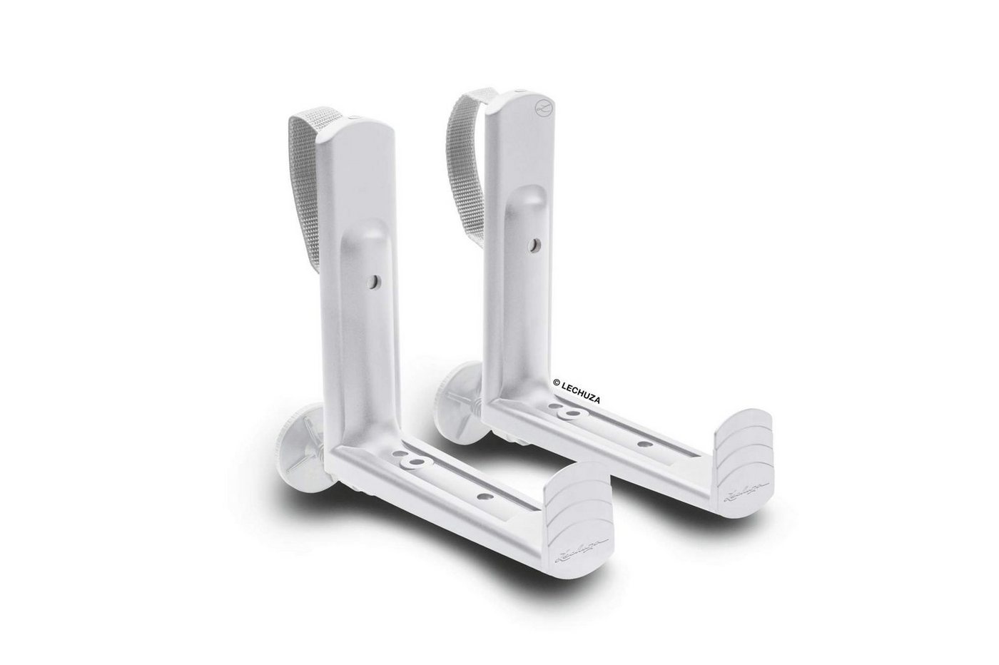 Lechuza® Balkonkasten Lechuza Blumenkastenhalter Balconera 2er-Set weiß 19030 von Lechuza