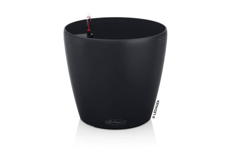 Lechuza® Blumentopf Classico Color 43 - schiefergrau matt, AIO Komplettset von Lechuza