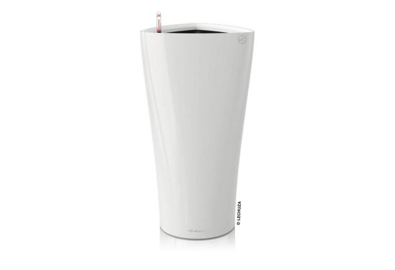 Lechuza® Blumentopf Delta 40 - weiß hochglanz, mit Wasserspeicher von Lechuza