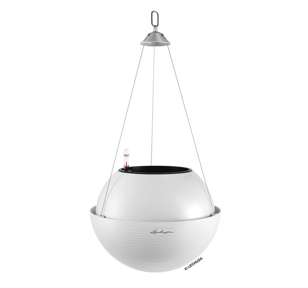Lechuza® Blumentopf Hängeampel BOLA Color 32 ALL-IN-ONE Weiß (1 St) von Lechuza