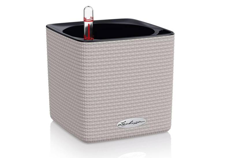 Lechuza® Blumentopf Cube Color 14 sandbraun Kräutertopf von Lechuza